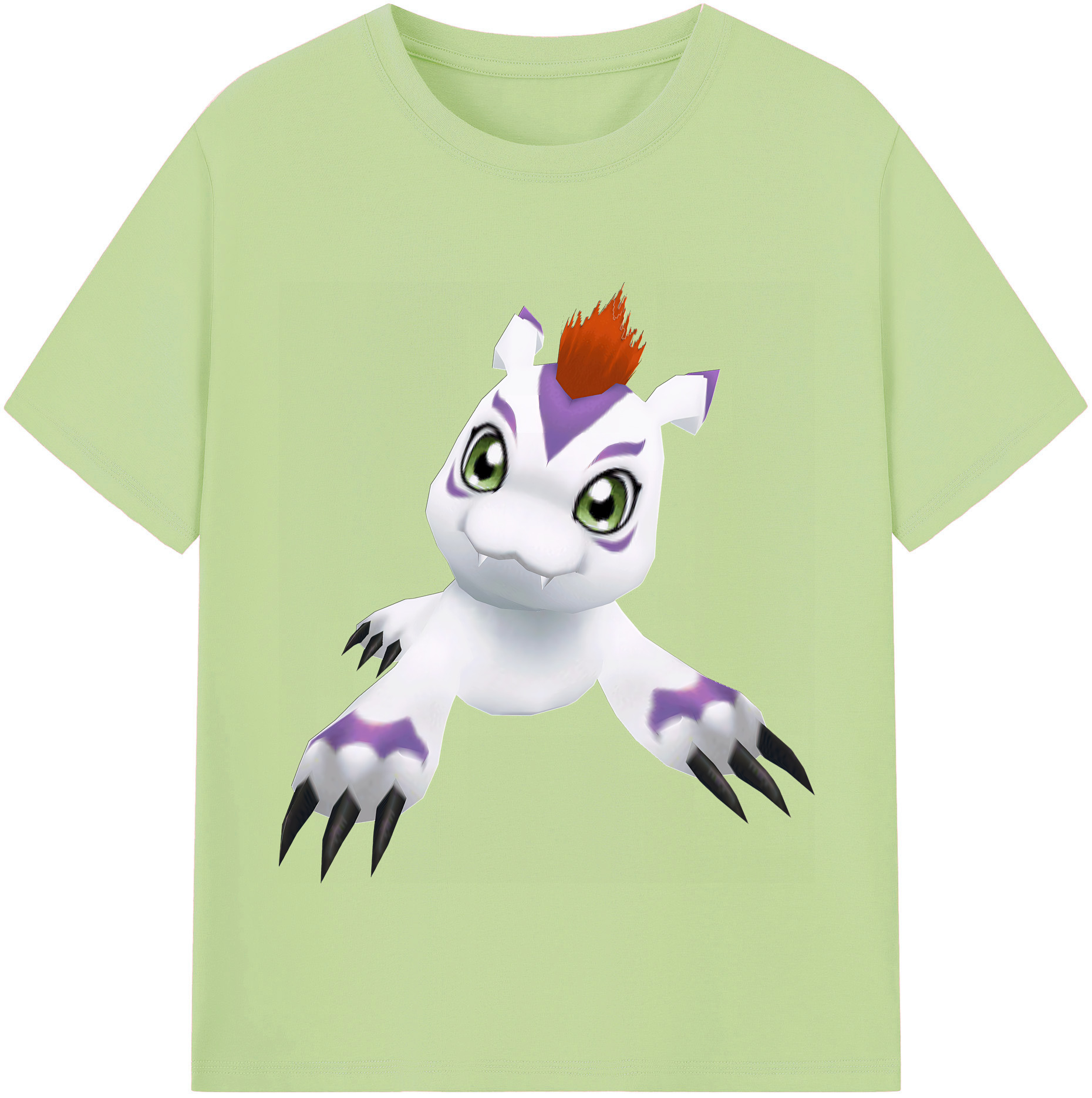 （画像用） Digimon デジタルモンスター/デジモン 綿100％半袖Tシャツ（フロントプリント）